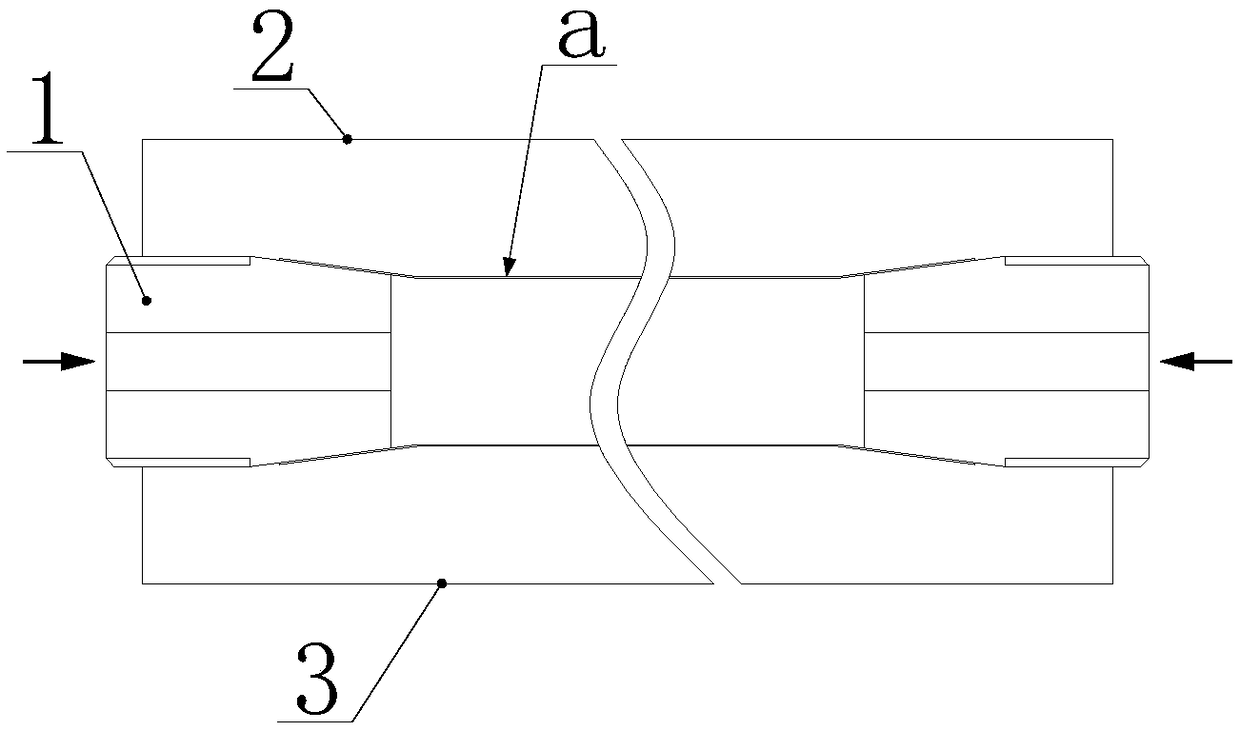 Shape correcting method and tool for large length-diameter ratio ultra-thin wall stainless steel cylindrical piece