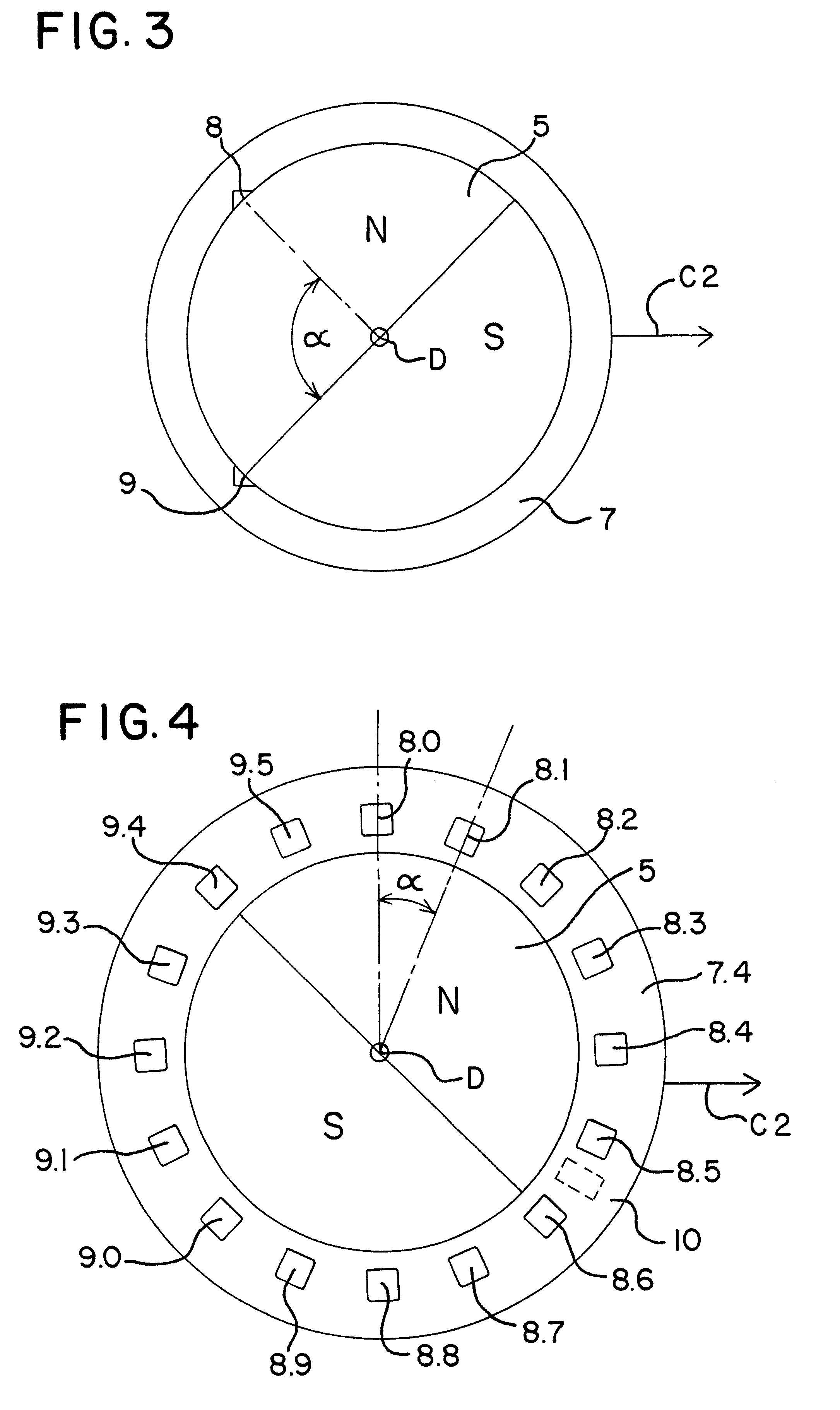 Multiturn rotary encoder with multiple code carriers coupled by a reduction gear