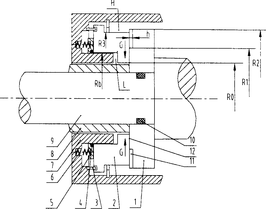 Unit for sealing end surface of 3D helical flute with double helix angles