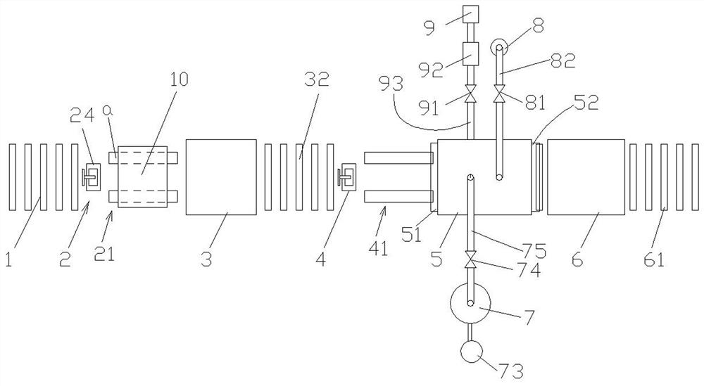 A processing device and processing method for photovoltaic glass