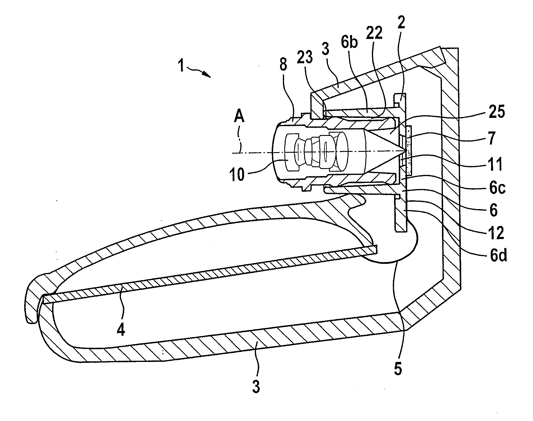 Imager module for a camera, camera and method for manufacturing the imager module