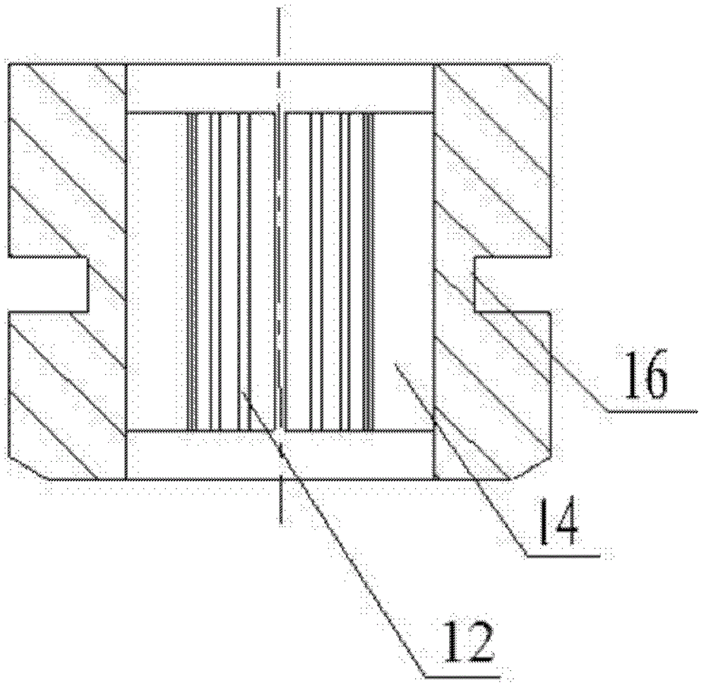 Damping rubber gasket