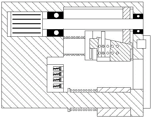 Power supply device used for flexible circuit and provided with cooling fins and metal press plate