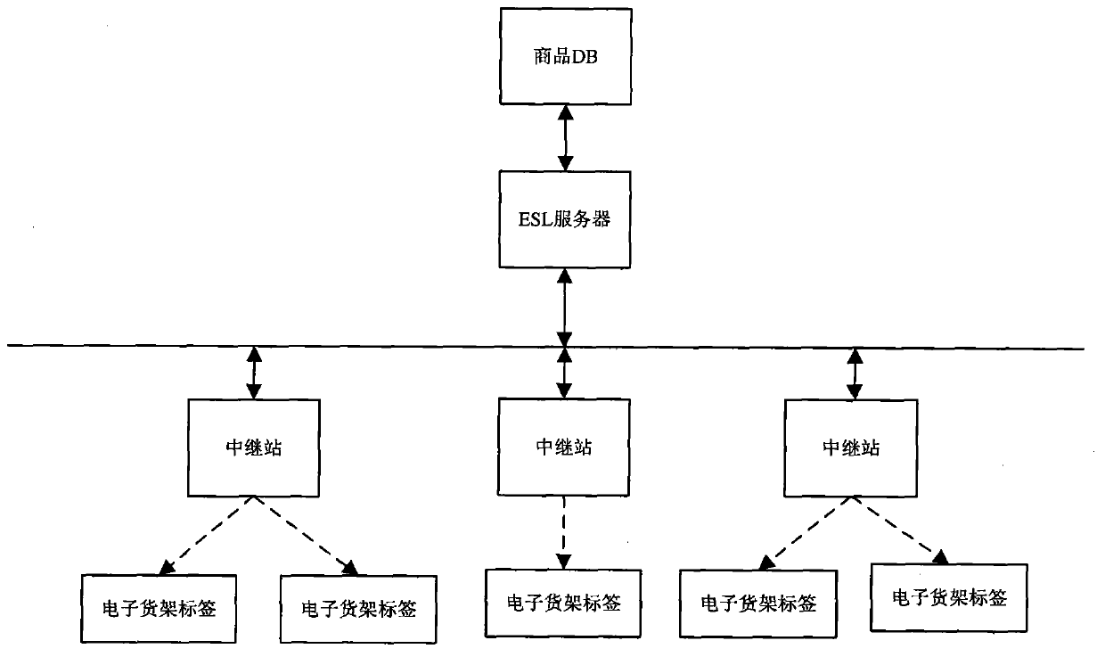 Electronic goods shelf label with multi-channel information display and system