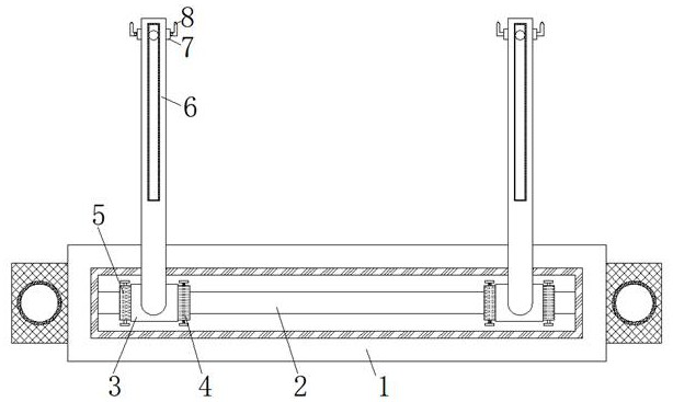 A power cable sorting auxiliary device