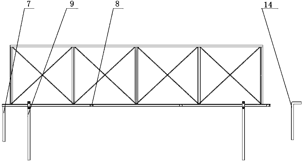 Operation platform for floating-rope type abalone raising net cage and operation method of operation platform