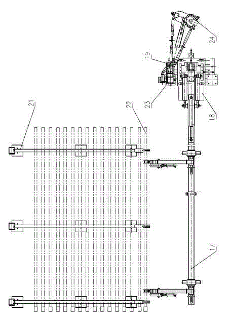 Automatic running and pulling system of oilfield workover string