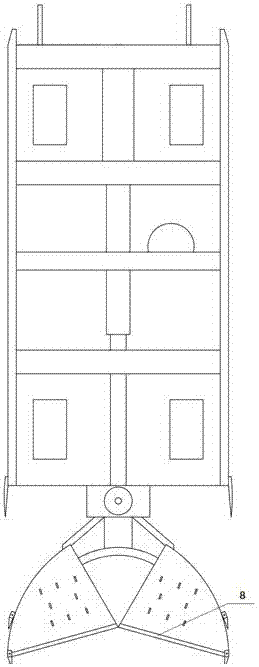 Treatment method of anchor rope within the range of foundation pit envelop enclosure