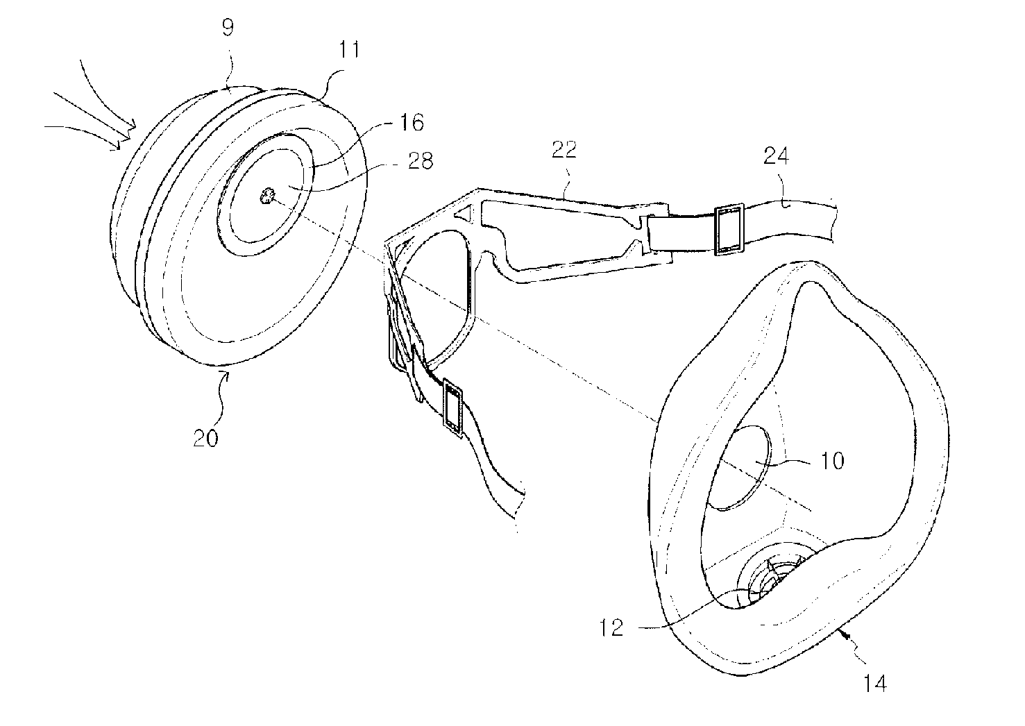 Agrichemical spray mask