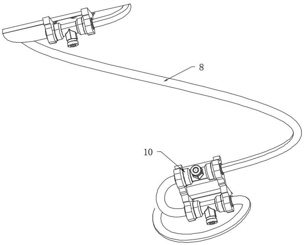 Personnel disinfection channel applied to cold chain logistics