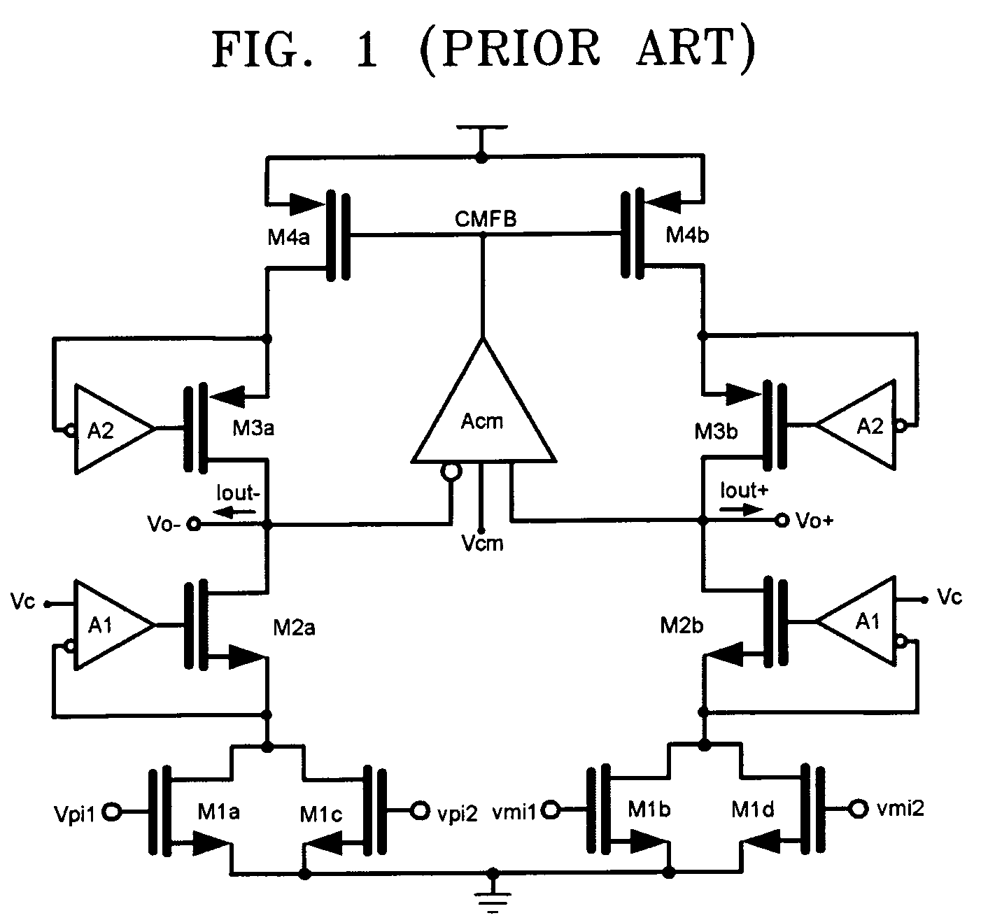 Operational transconductance amplifier with DC offset elimination and low mismatch