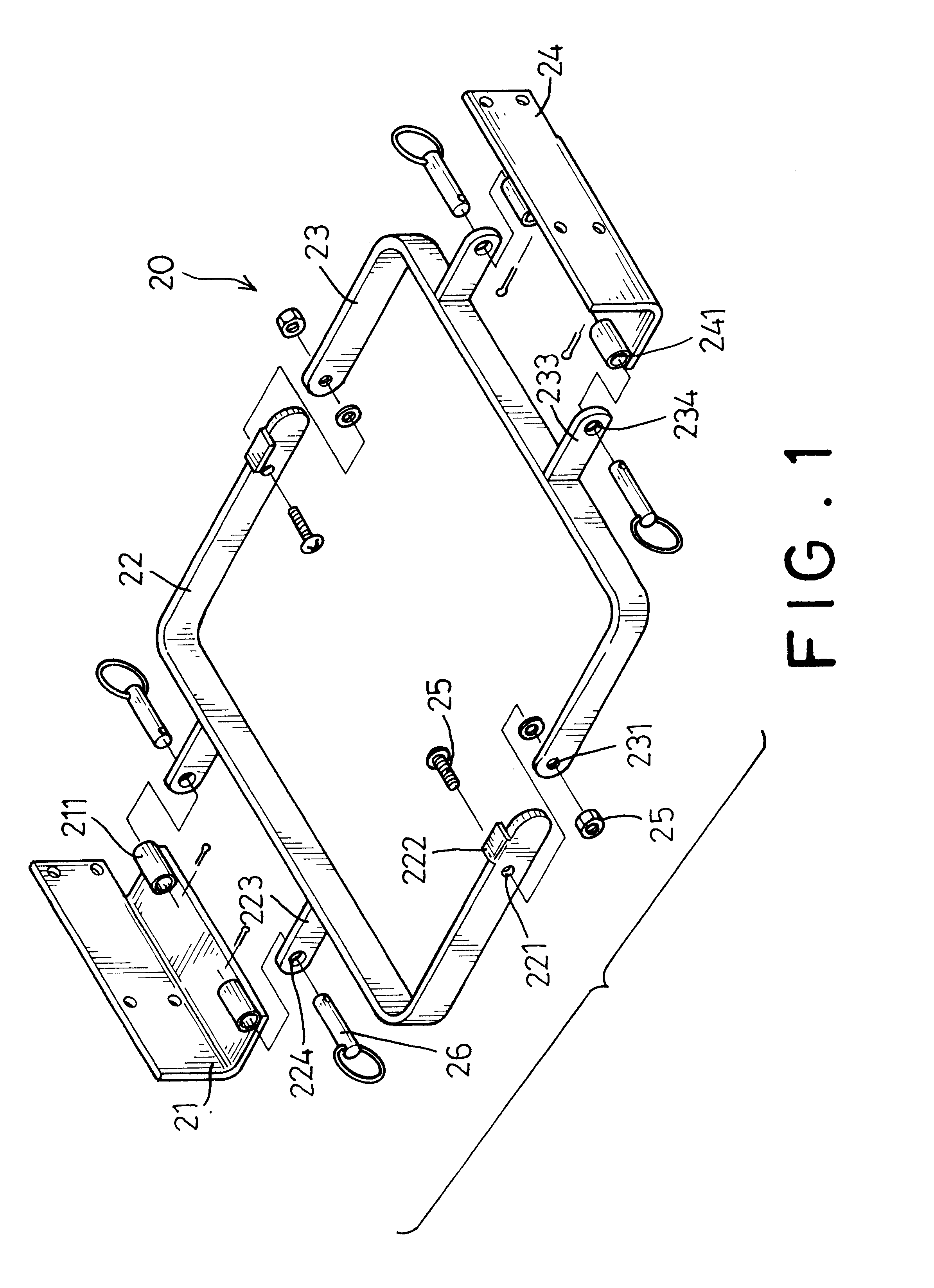 Battery compartment for a motorized wheel chair