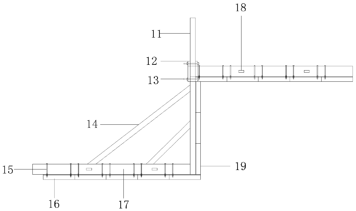 Porous large-section cast-in-situ box girder and construction method