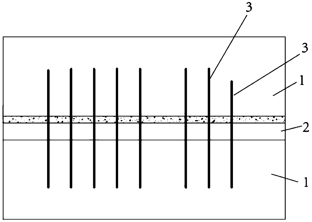 X-ray inspection method for the quality of vertical reinforcement connection between layers of double-sided laminated shear walls