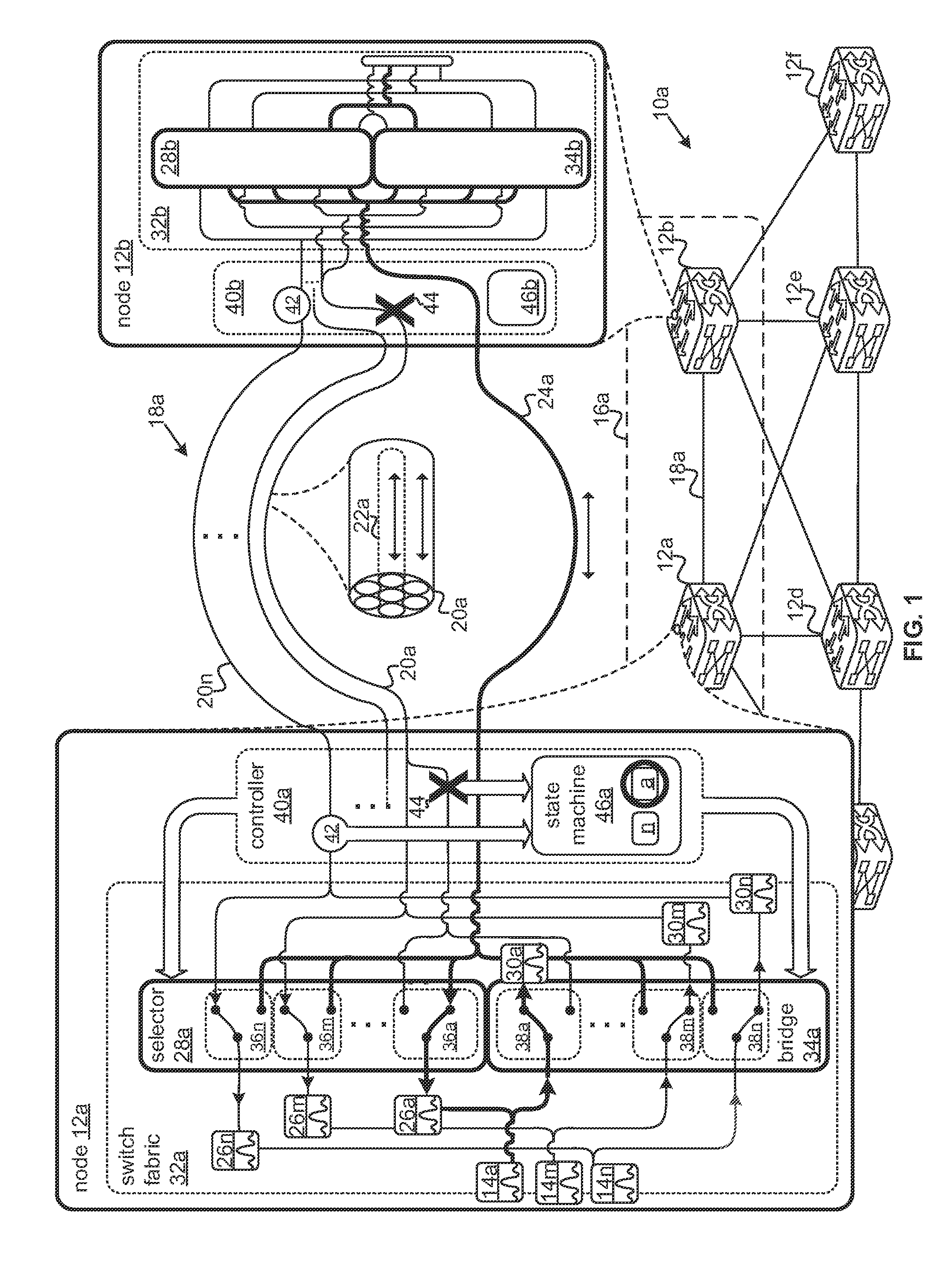 In-band signaling for network protection switching