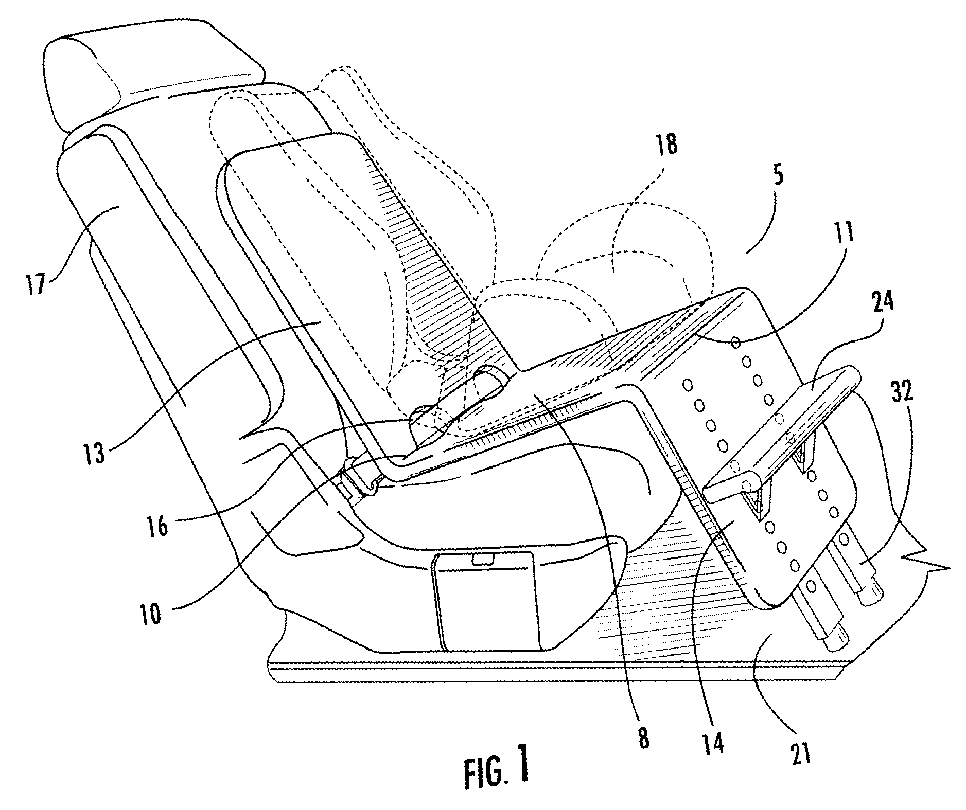 Child Safety Seat Support Apparatus