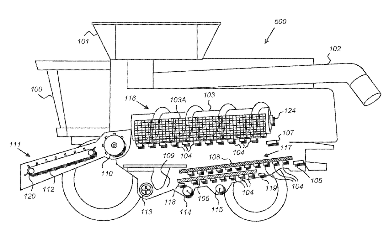 Acoustic material flow sensor