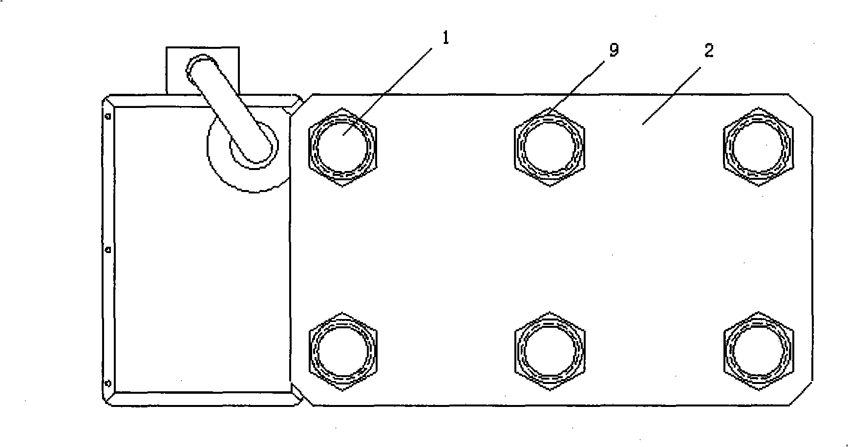 Self-cooled thyristor valve of high power and mounting vehicle