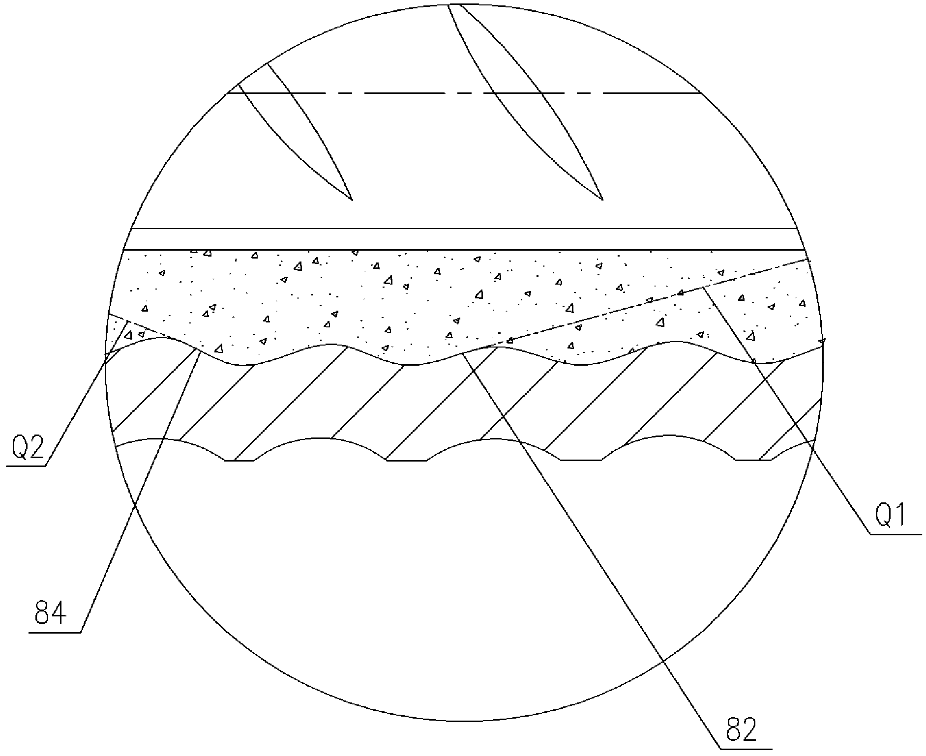 Cement grouting reinforcement connector