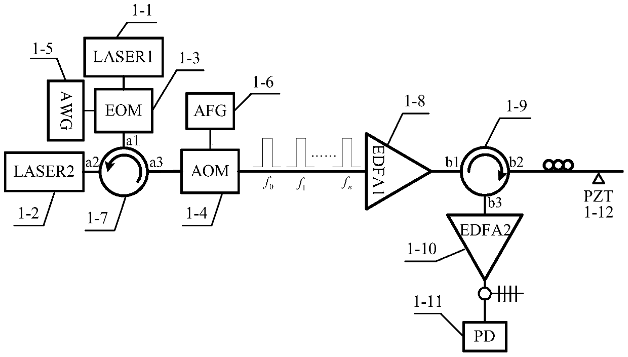 Measurement Method of Phase Sensitive OTDR Based on Frequency-Space Domain Matching and Injection Locking Technology