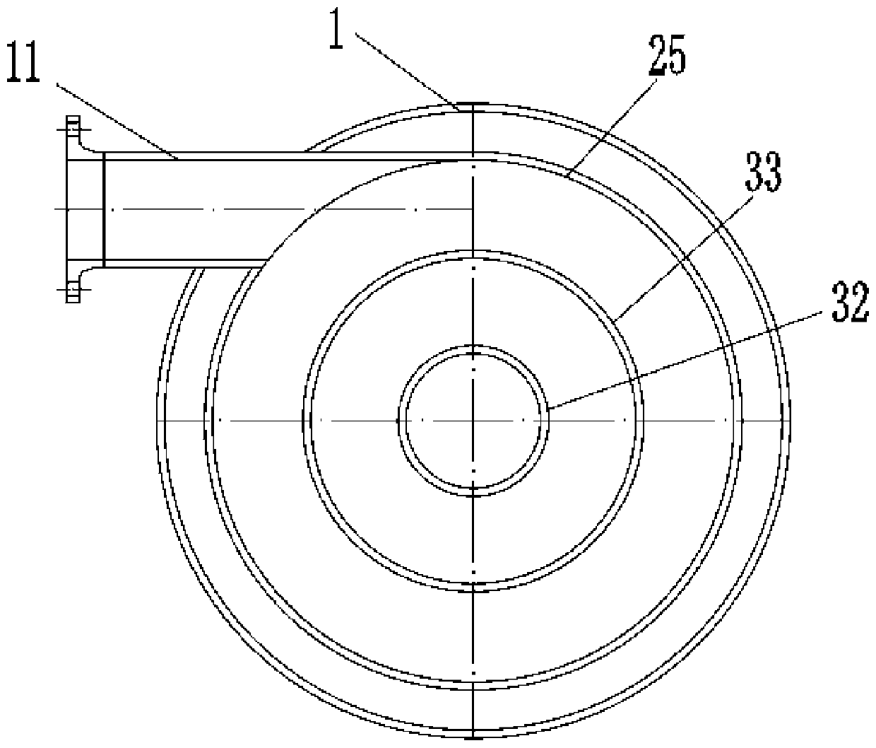 Integrated two-stage high-efficiency cyclone separator