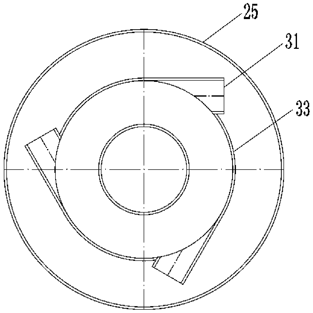 Integrated two-stage high-efficiency cyclone separator