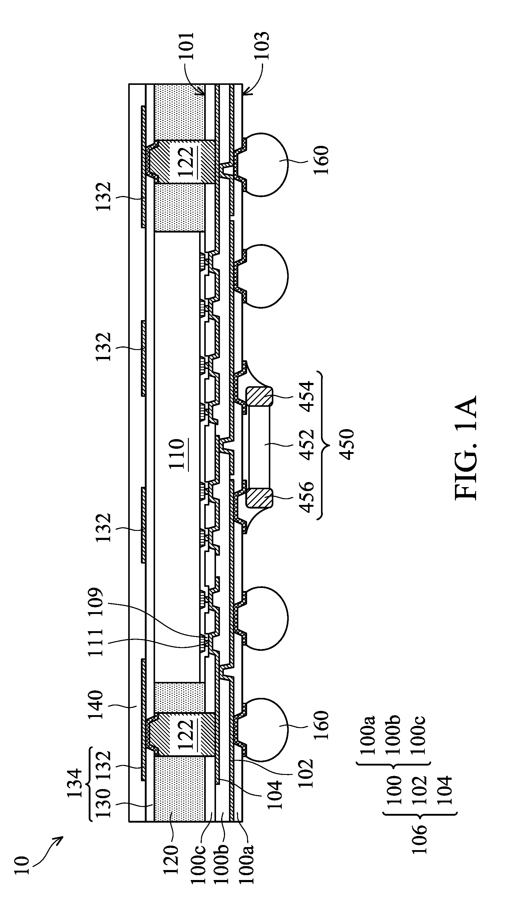 Fan-out package structure including antenna