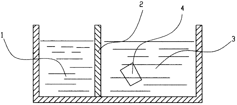 Method for plating metal layer by virtue of ionodialysis chemistry