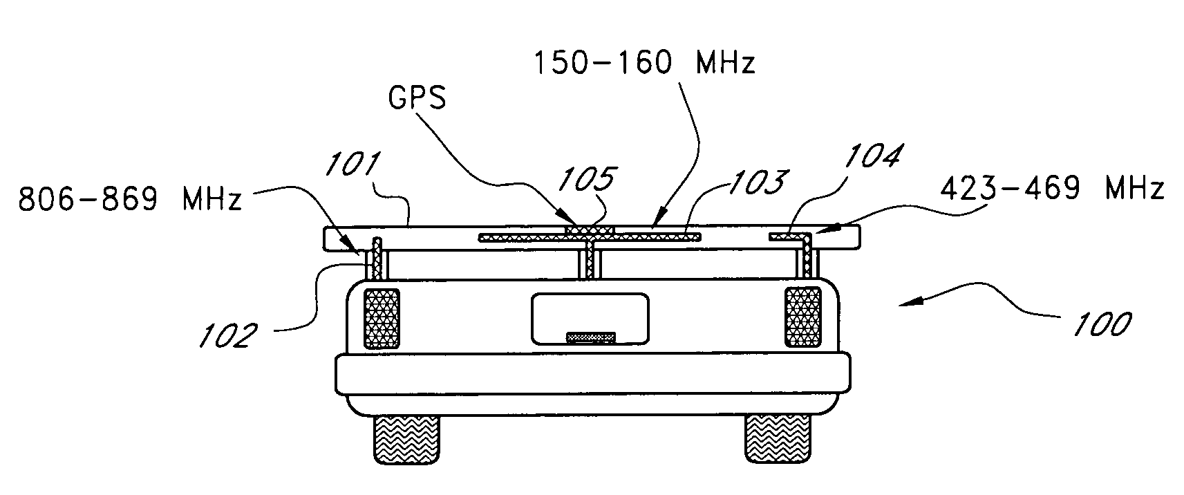 System and method for integrating antennas into a vehicle rear-deck spoiler