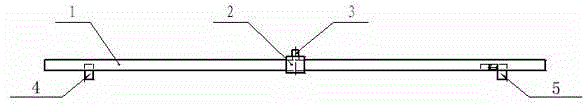 Novel double-block type track panel coarse adjustment method