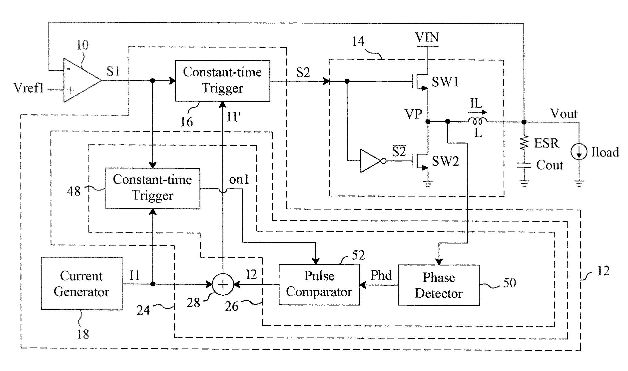 Frequency control circuit and method for a non-constant frequency voltage regulator