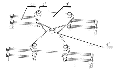 A twelve-legged robot and its motion method