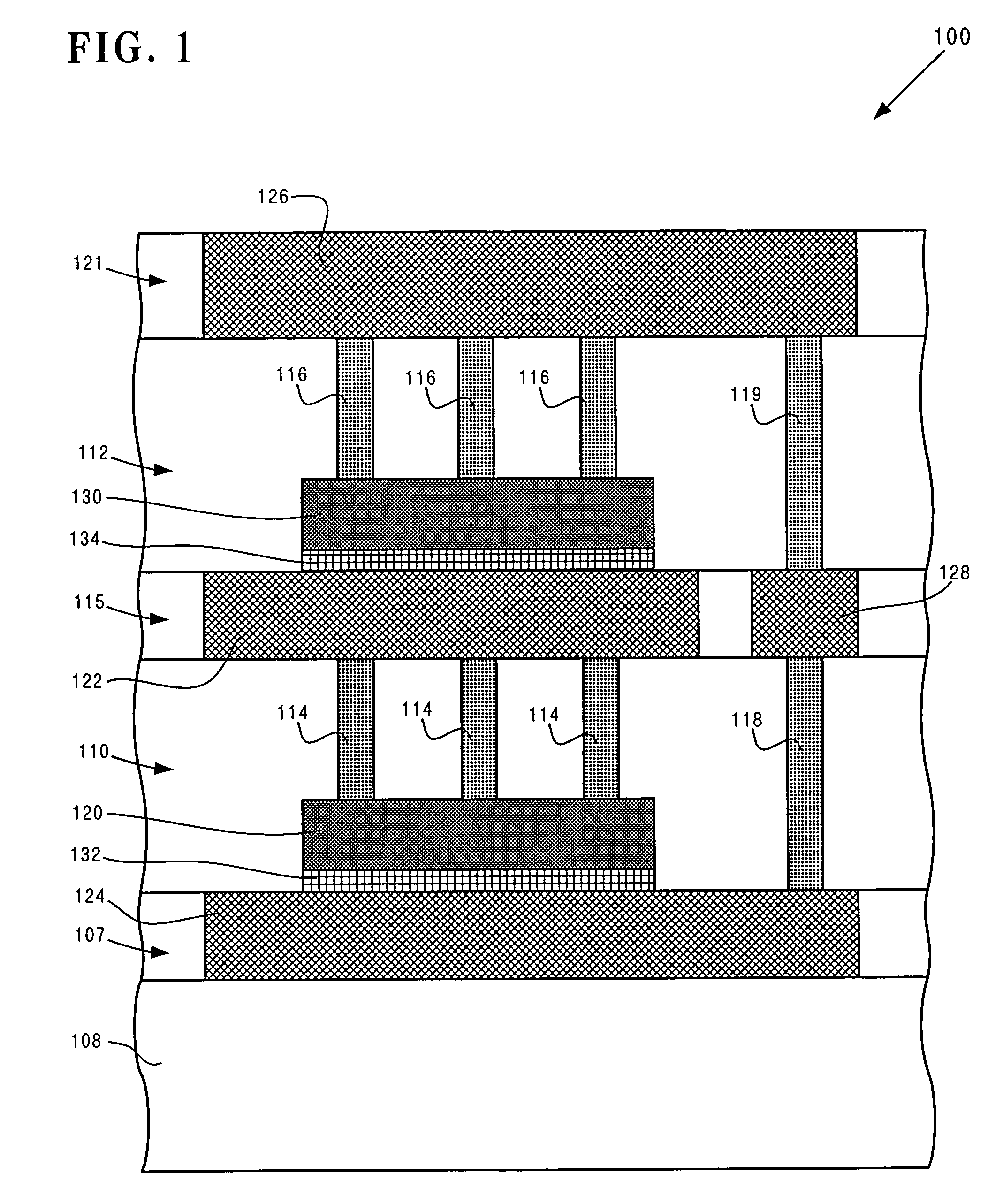 Method for fabricating a high density composite MIM capacitor with reduced voltage dependence in semiconductor dies