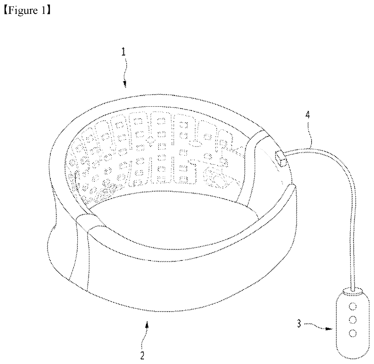 Light outputting device for skin care
