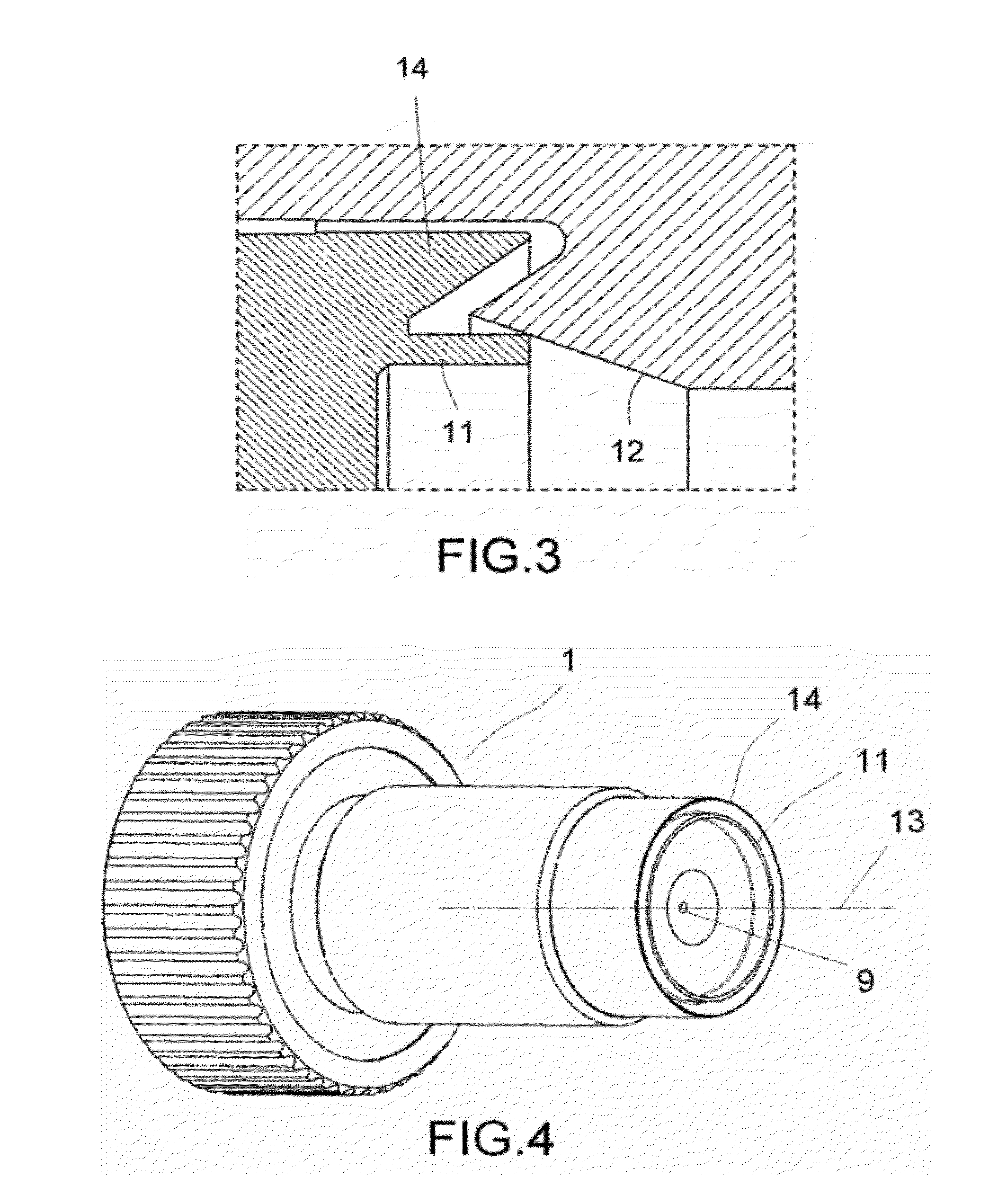 Muzzle-loading rifle equipped with a gunpowder-proof sealed breech plug