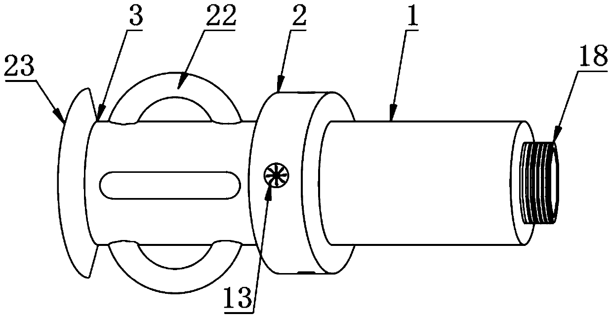 Exhaust silencing pipe of medical oxygenerator