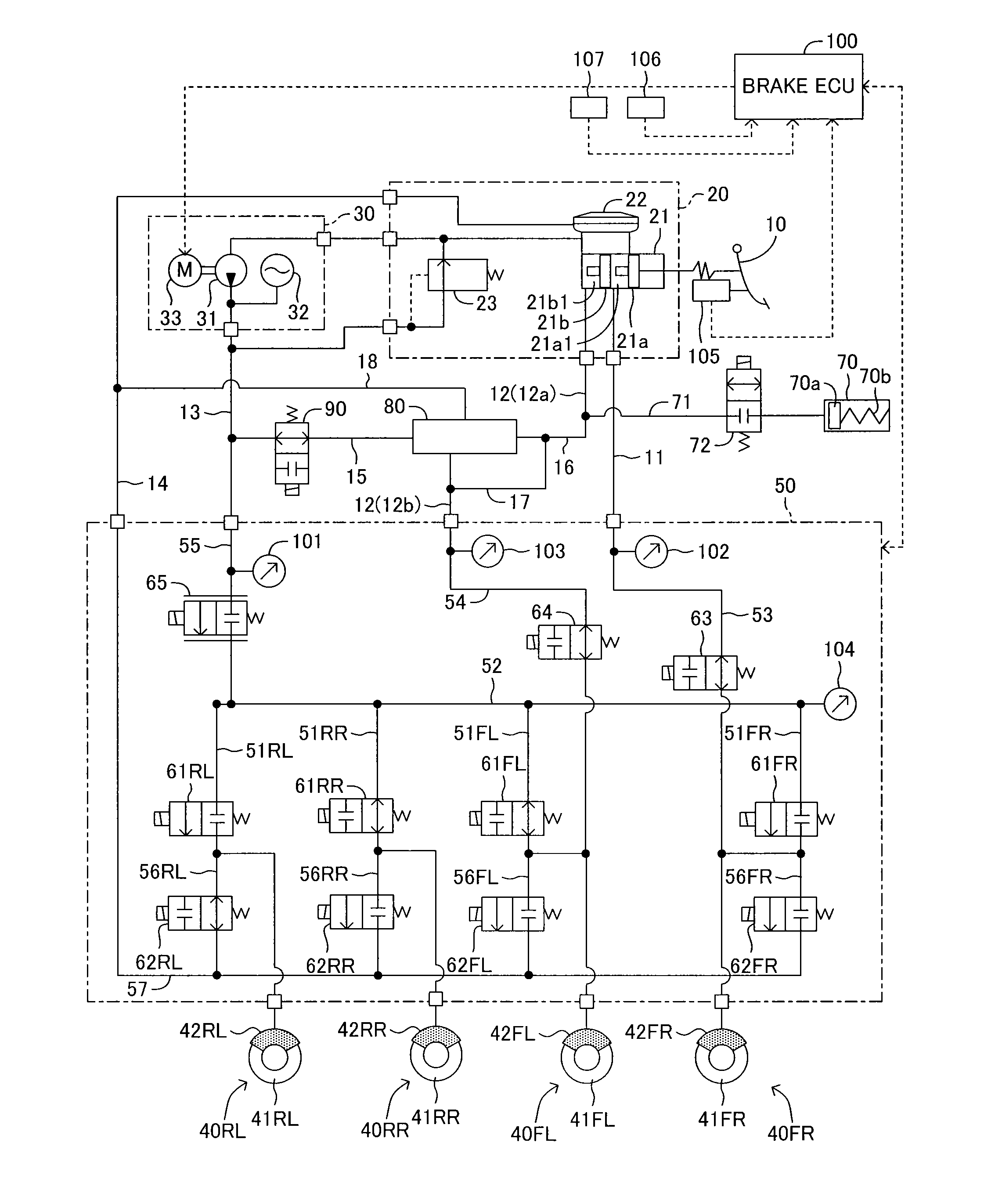 Vehicle brake apparatus