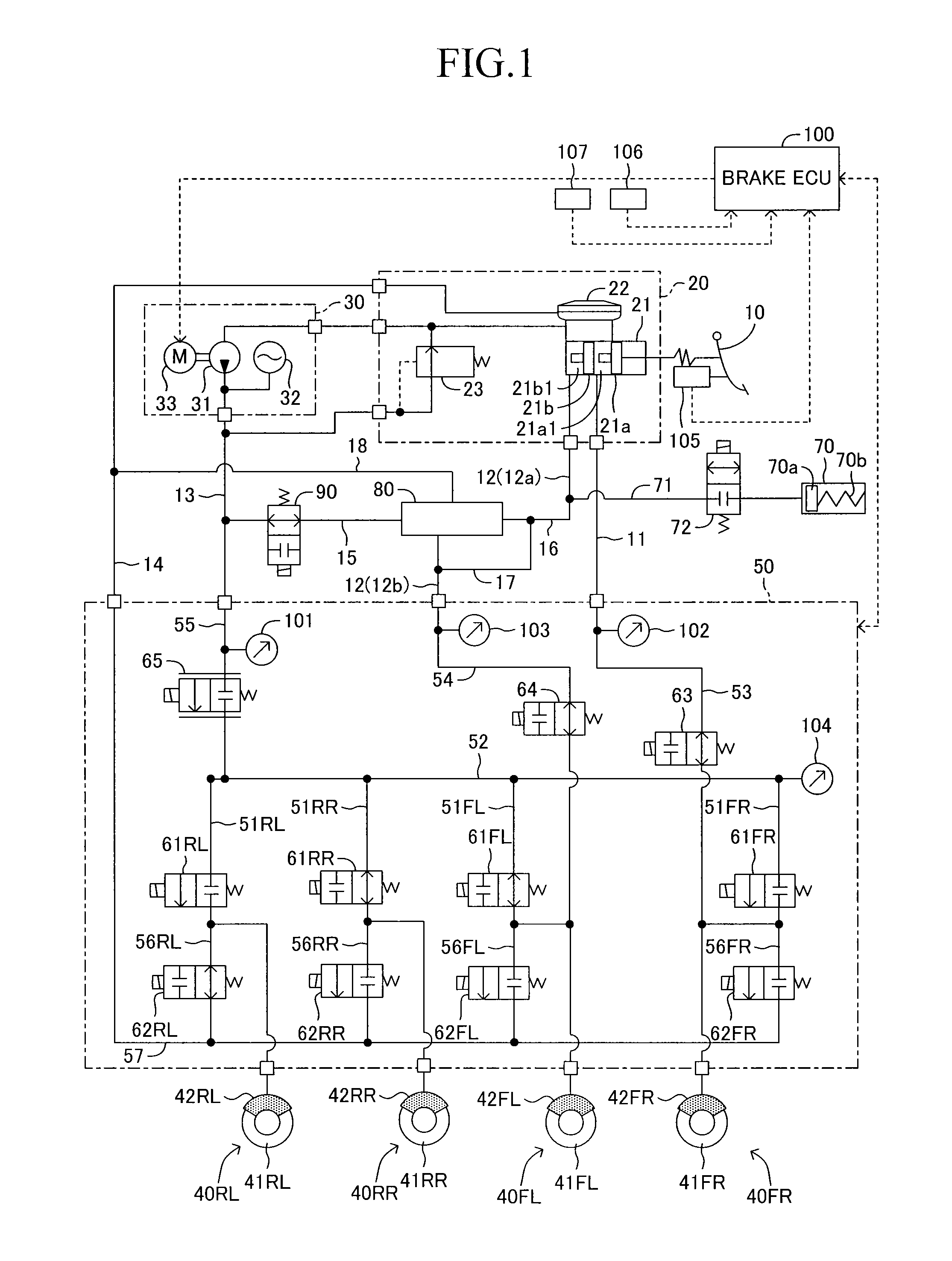 Vehicle brake apparatus