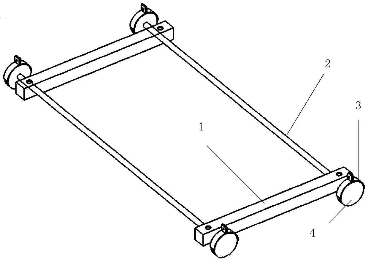 A propeller thrust measuring device