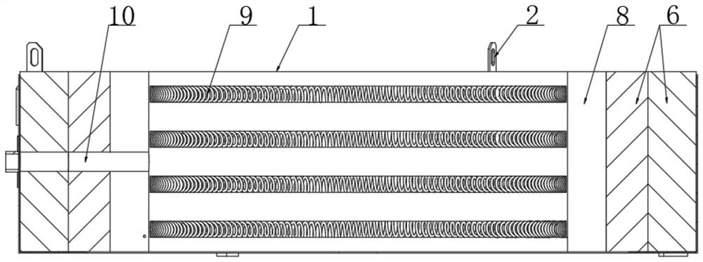 Heating wire assembly for CVD coating equipment heating cover