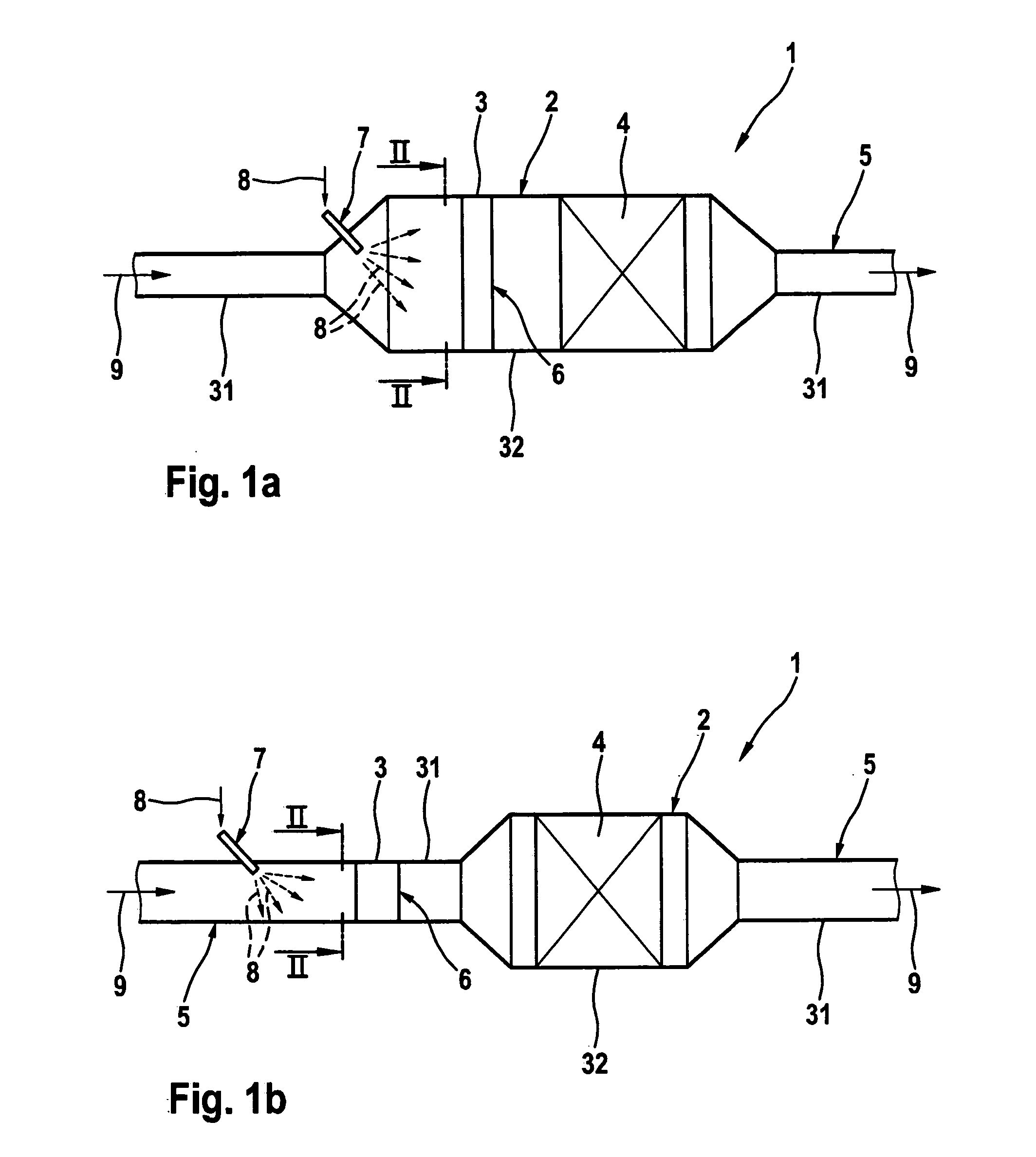 Static mixer and exhaust gas treatment device