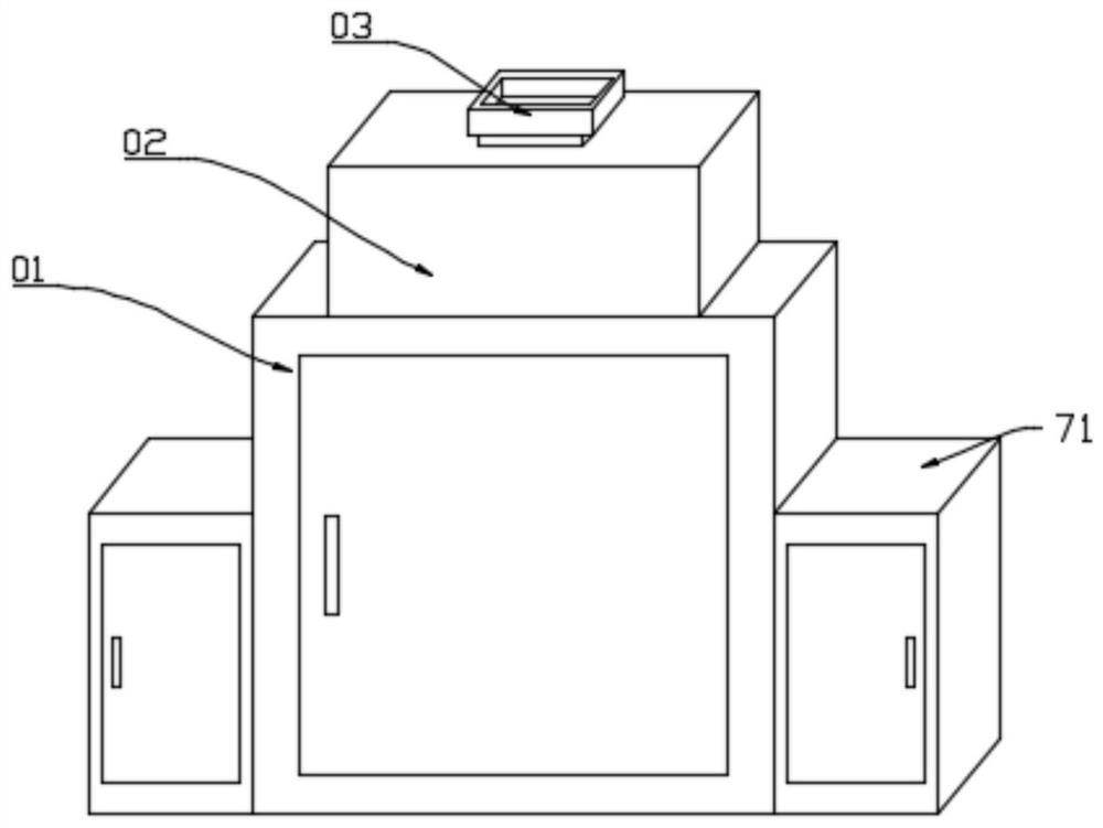 A screening device for the preparation of degradable building materials