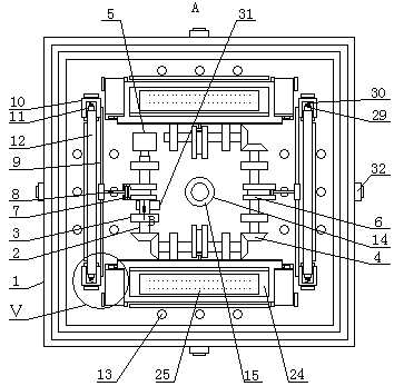 A moisture-proof display device for painting