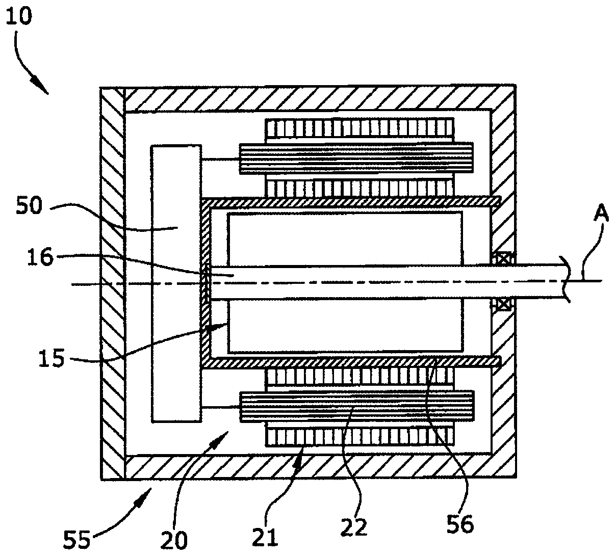 Single-phase electronically commutated motor