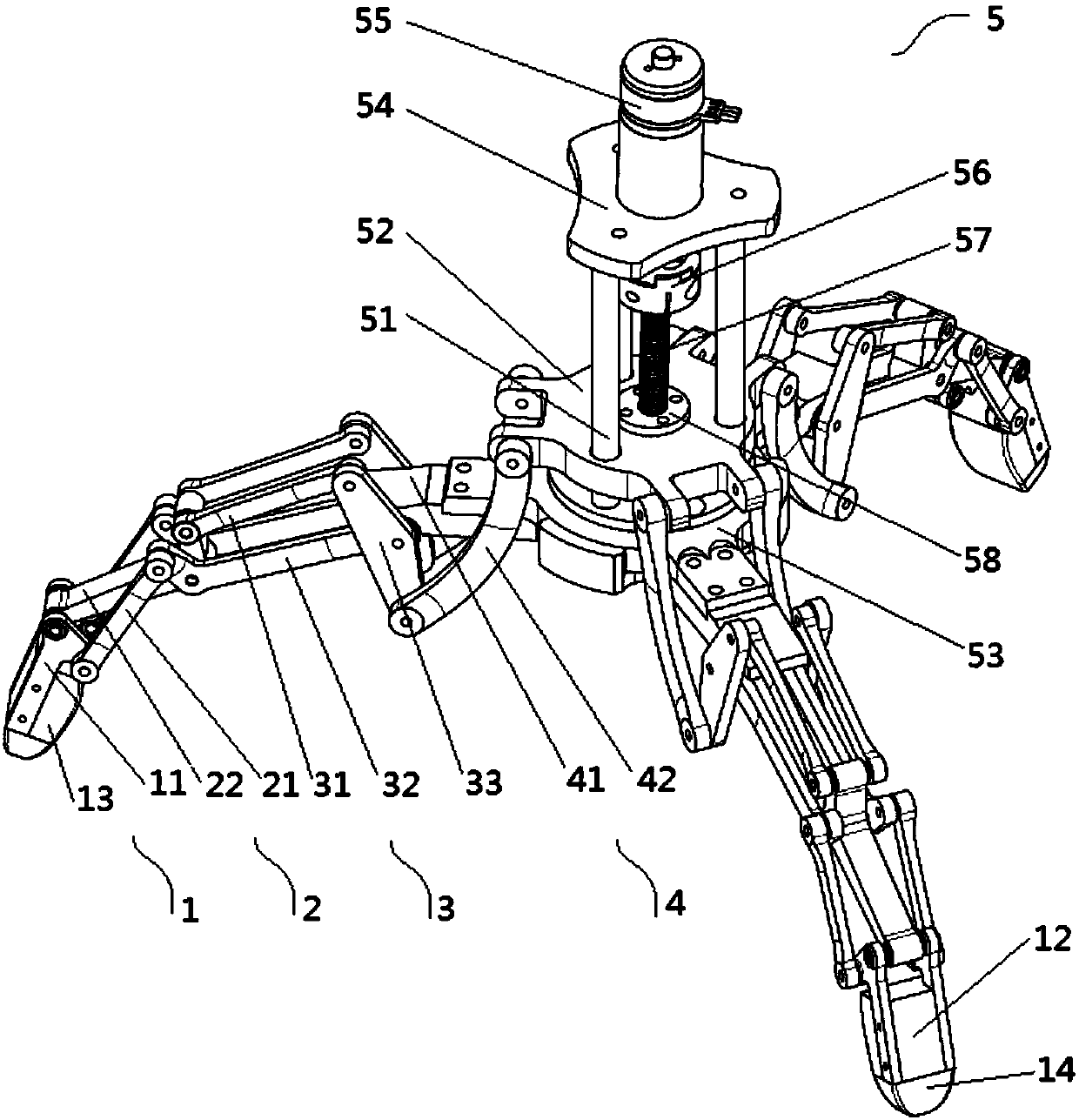 Under-actuated manipulator based on metamorphic principle