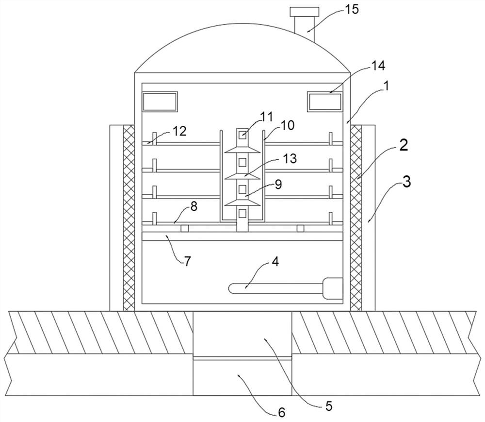 Energy-saving and environment-friendly edible fungus sterilization boiler