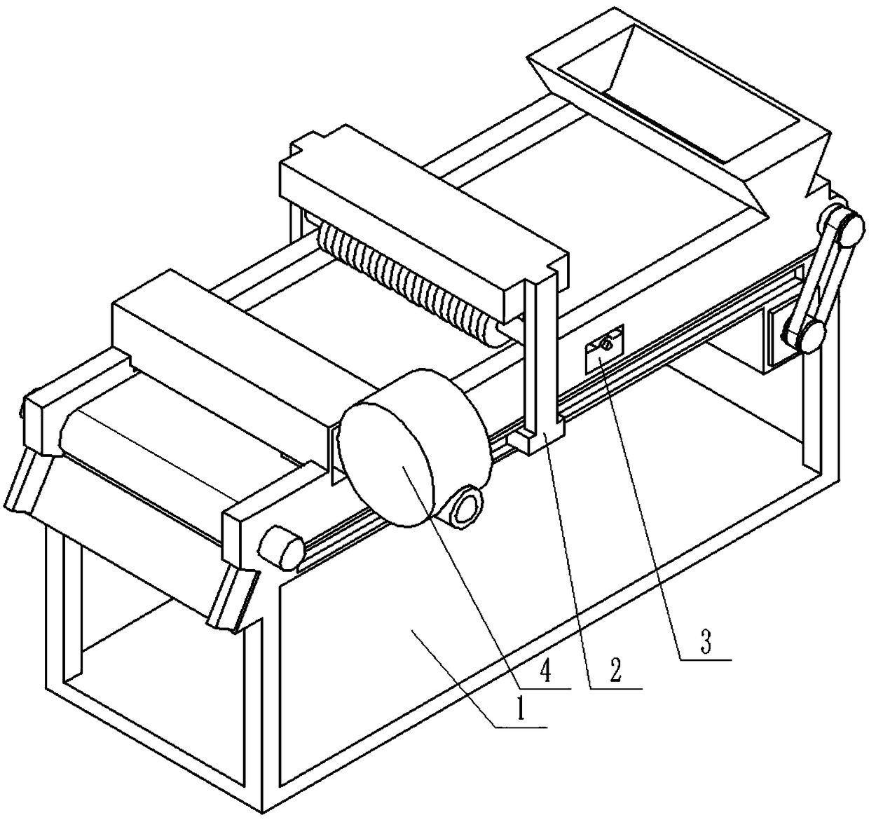 Energy-saving rice milling and hulling equipment