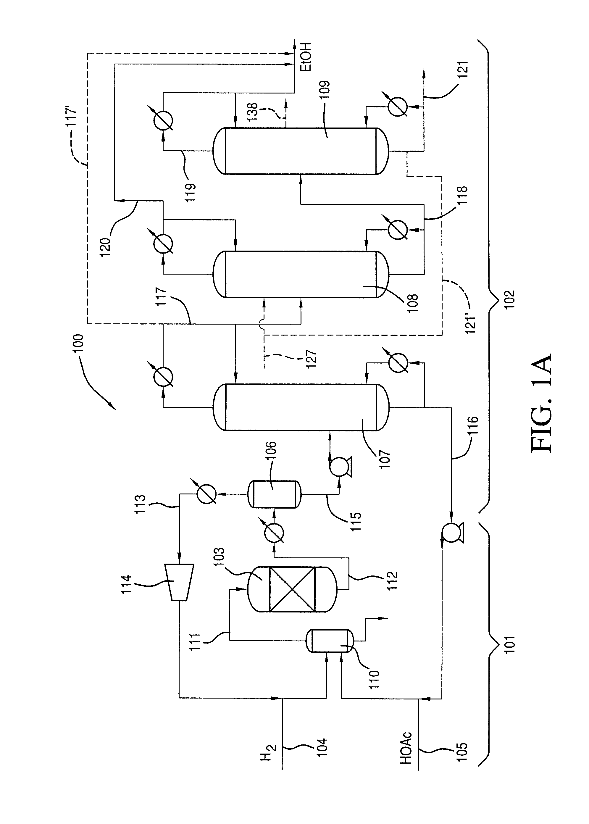 Processes for producing denatured ethanol