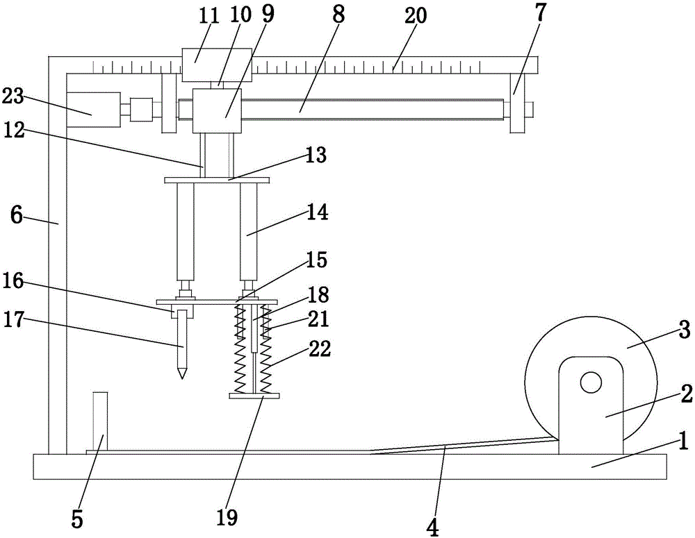 Accurate heat preservation cotton cutting mechanism