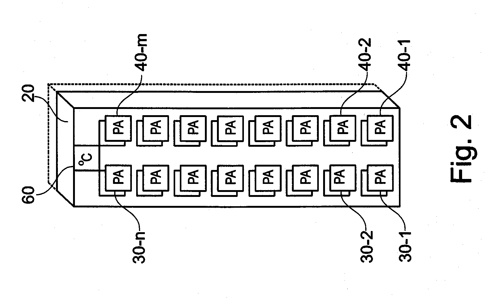 Active antenna array and method for transmitting radio signal